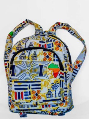 Sac à Dos Artisanal en Pagne Africain