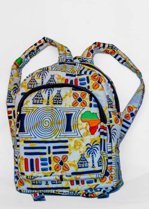Sac à Dos Artisanal en Pagne Africain